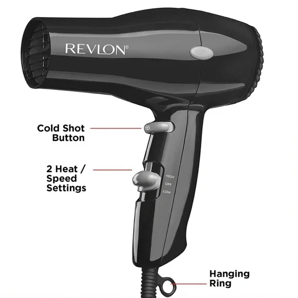 New REVLON Compact Travel Hair Dryer​ - Picture 4 of 6